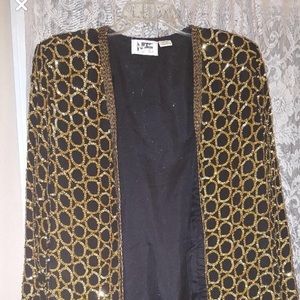 Dressy Jacket Black and Gold